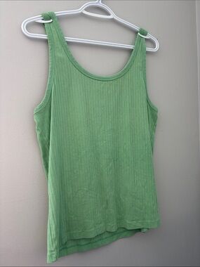 Aerie Ribbed green tank top XL